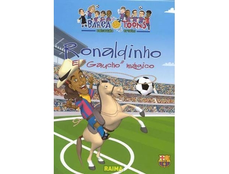 Livro Ronaldinho de Barca Toons (Espanhol)