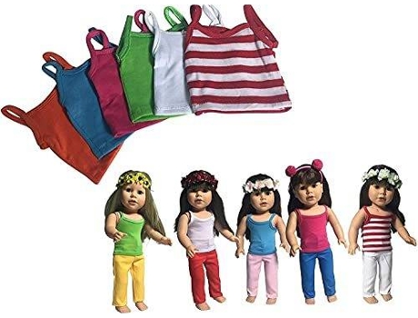 Boneca  Assorted Doll Shirts (Idade Mínima: 4 Anos - 8.7x6.5x1.1 cm)