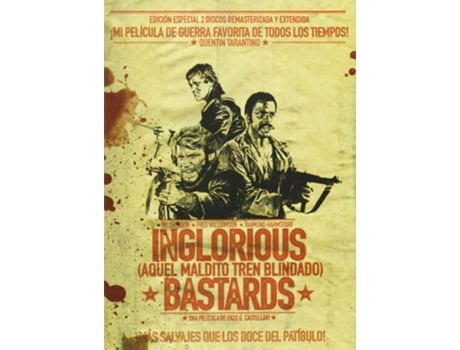 DVD Inglorious Bastards Aquel Maldito Tren Blindado