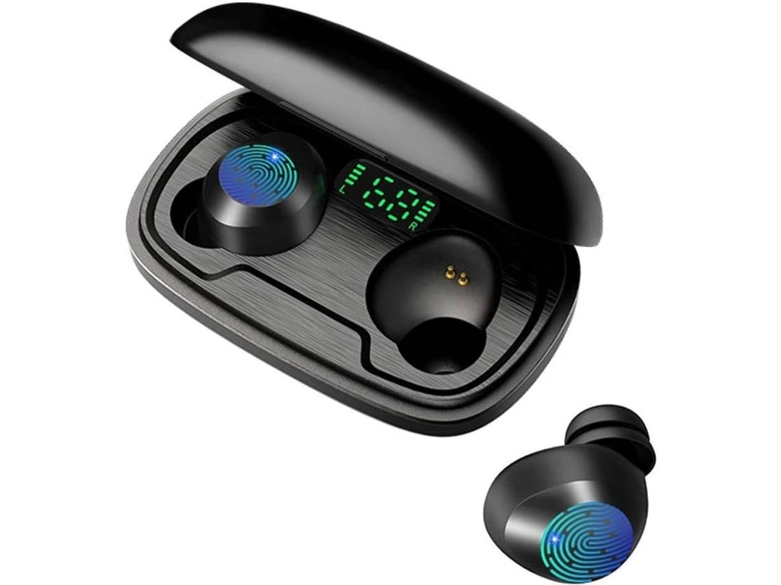 Auriculares Bluetooth True Wireless ENZONS Sem Fio 5.1 Sem Fio com Tela de  Led Lismpare Hi-Fi Estéreo Intra- Sem