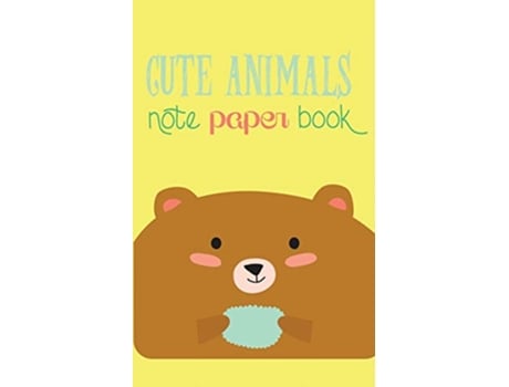 Livro Cute Animals Note Paper Book 120page Scrap Paper Notebook for Recording Notes 5 x 8 Inches Pocketsized de Journal Jungle Publishing (Inglês)