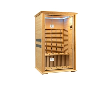 Sauna GLOBAL RELAX Dharani S2 (Madeira - 100x120x193 cm)