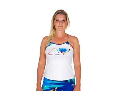 Camisola de Mulher DYLOW2022 Depayser Branco para Padel (Tam.:S)