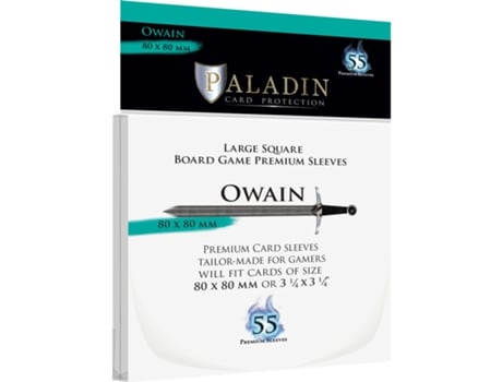 PALADIN Sleeves Owain Premium Specialist D 80X80Mm (Inglês - 6 anos)