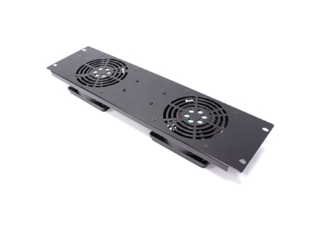 Kit ventilador para rack 19 3U com 2 ventiladores fixar ao quadro -   RACKMATIC