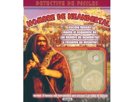 Livro Hombre De Neandertal (Detective De Fósiles) de Denis Schatz (Espanhol)