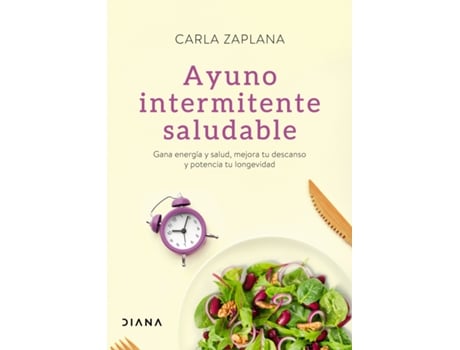 Livro Ayuno Intermitente Saludable de Carla Zaplana (Español)