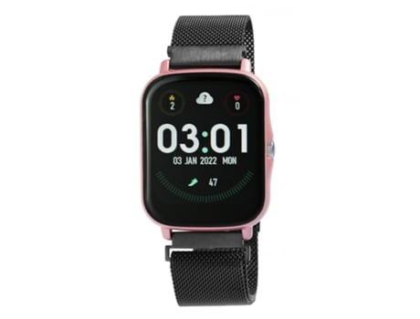 TIMETECH Smartwatch com Bracelete em Malha Metal