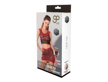 Conjunto de Lingerie GUILTY PLEASURE Vermelho (XL)