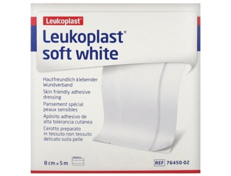 Cura Leukoplast Soft White Pele Sensível Especial 8 Cm X 5 M ESSITY