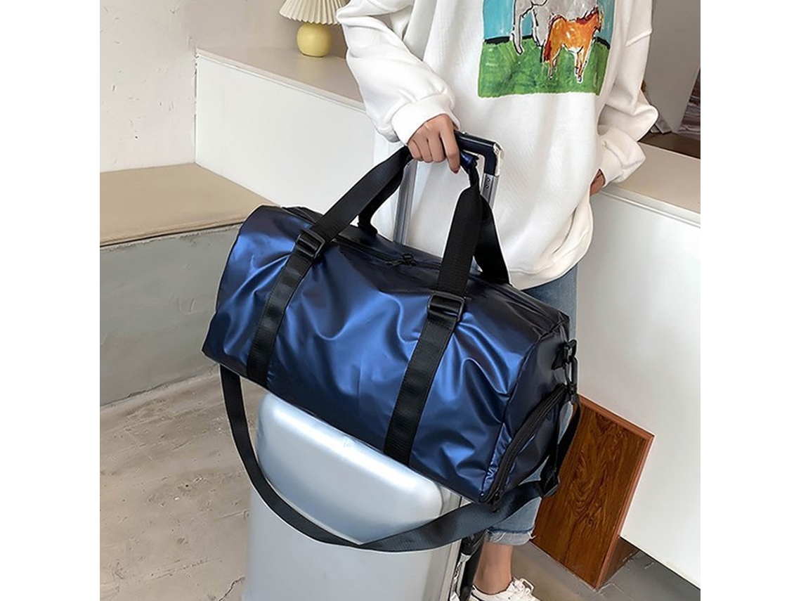 Saco De Ginásio Pequeno Saco De Treino Para Desporto E Escapadela De  Fim-De-Semana Com Compartimentos Para Sapatos E Roupa Molhada Azul ZMDECQNA