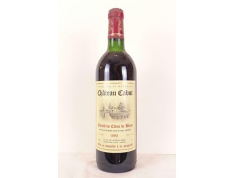 Vinho Tinto CHÂTEAU CABUT 1986 (75 cl - 1 unidade)