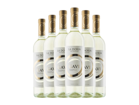 Vinho branco LA DORIA San Cristoforo Cortese Cortese di Gavi (0.75 L - 6 Unidades)