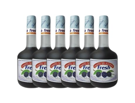 Licor FRESH Schnapp Fresh Mora Sem Álcool (0.7 L - 6 unidades)