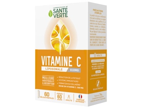 SANTÉ VERTE Vitamina C Liposomal 60 Cápsulas Vegetales