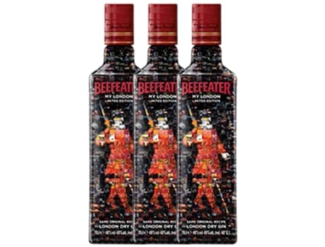 Gin BEEFEATER Beefeater My London Limited Edition (0.7 L - 3 unidades)