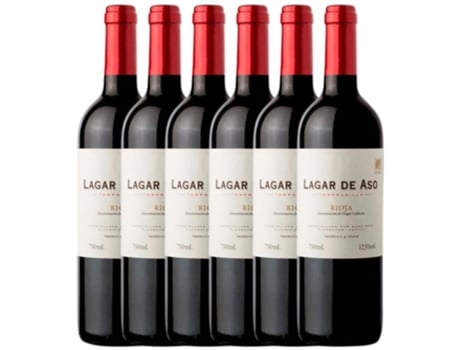 Vinho LAGAR DE ASO Lagar De Aso Lda Tempranillo Rioja Joven (0.75 L - 6 unidades)