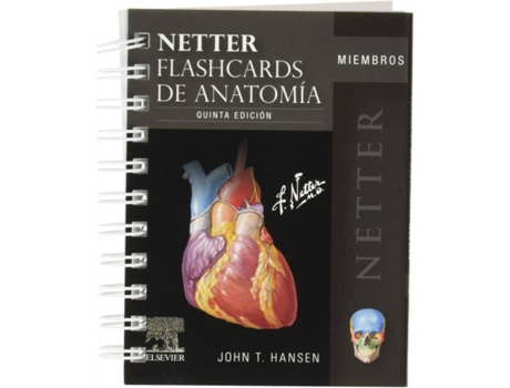 Livro Netter. Flashcards De Anatomía.Miembros de John T. Hansen (Espanhol)