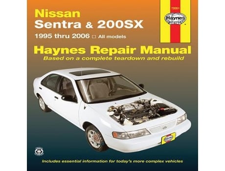 Livro Nissan Sentra 200SX all models Haynes Repair Manual de John Haynes (Inglês)