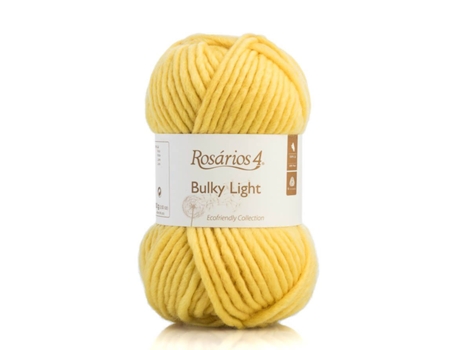 Fio de La ROSARIOS 4 Bulky Light 100G Amarelo 127