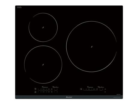 Placa de Indução SAUTER SPI9544B (Elétrica - 60 cm - Preto)