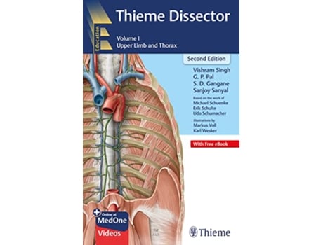 Livro Thieme Dissector Volume 1 de Vishram Singh (Inglês)