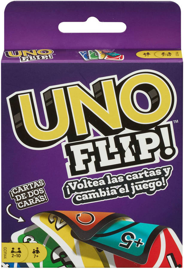 Jogo de Cartas MATTEL Uno Flip (Idade Mínima: 7 Anos - Dificuldade