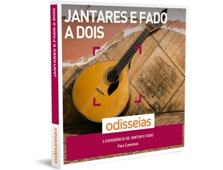 Pack Presente Odisseias - Jantares e Fado a Dois | Experiência gourmet para 2 pessoas