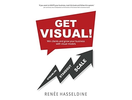 Livro Get Visual Win clients and grow your business with visual models de Renée Hasseldine (Inglês)