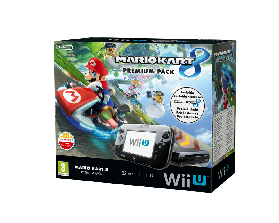 consola wii u 32 gb wiiu premium + mario kart 8 - Comprar Videojogos e  Consolas Nintendo Wii U no todocoleccion