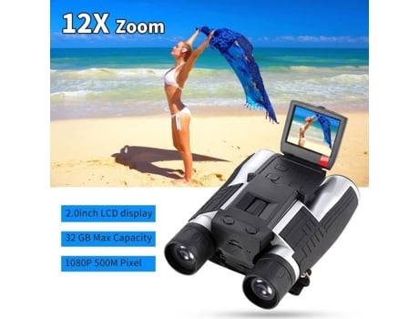 Novo Esportes Ao Ar Livre 5M 2 Polegada Lcd 16Gb Câmera Digital com Zoom Binocular 12X Gravador de Vídeo Foto Hd OLALI