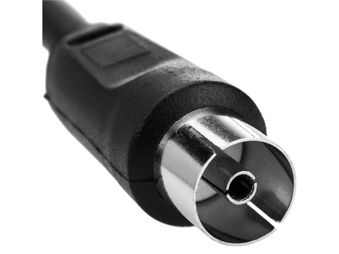 Conector de antena coaxial TV macho ø13mm. (Electro DH 10.537/BL) (Blíster)