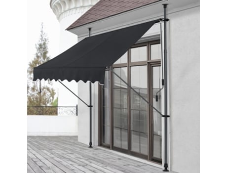 Toldo PRO.TEC (300 x 120 x 200-300 cm - Aço)