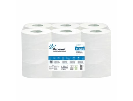 Papel Higiénico Papernet Mini Jumbo 418086 (18 Unidades) Dupla camada