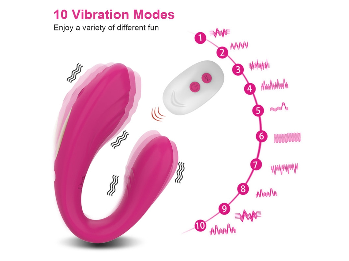 Vibrador De Controle Remoto Sem Fio Para Mulheres Estimulador De Clitóris Vibrador De Ponto 1820