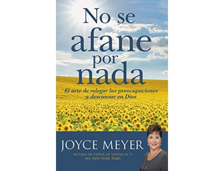 Livro No se afane por nada de Joyce Meyer (Espanhol)