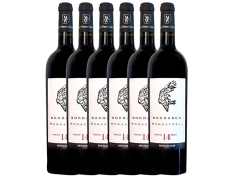 Vinho MONOVAR Monovar Borrasca Monastrell Alicante (0.75 L - 6 unidades)