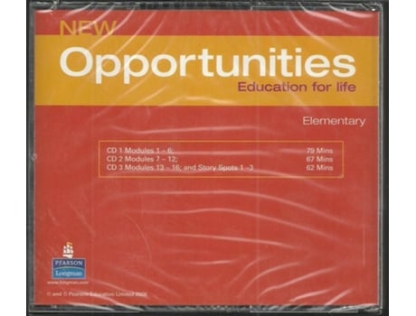 Livro Opportunities Global Elementary Class Cd New Edition