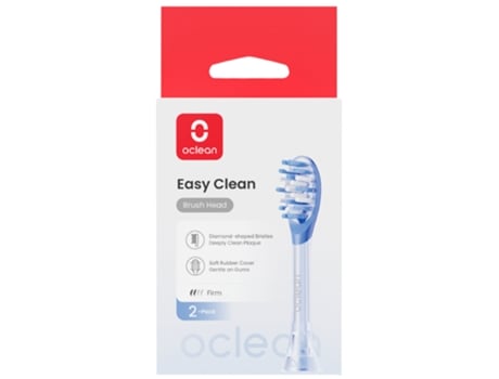 Recarga Escova de Dentes Elétrica Easy Clean Azul OCLEAN