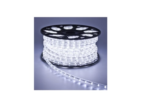 Mangueira Led Redonda 220V Ac 36 Led/M Branco Neutro Ip65 Corte À Medida a Cada 100Cm LEDKIA