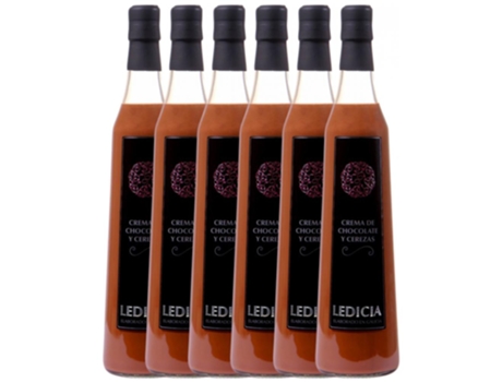 Licor NOR-IBERICA DE BEBIDAS Licor Creme Nor-Iberica De Bebidas Ledicia Crema Chocolate Y Cerezas (0.7 L - 6 unidades)