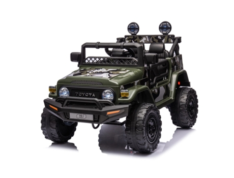 Carro Elétrico para Crianças TOYOTA Fj Cruiser Green 0-6 Anos