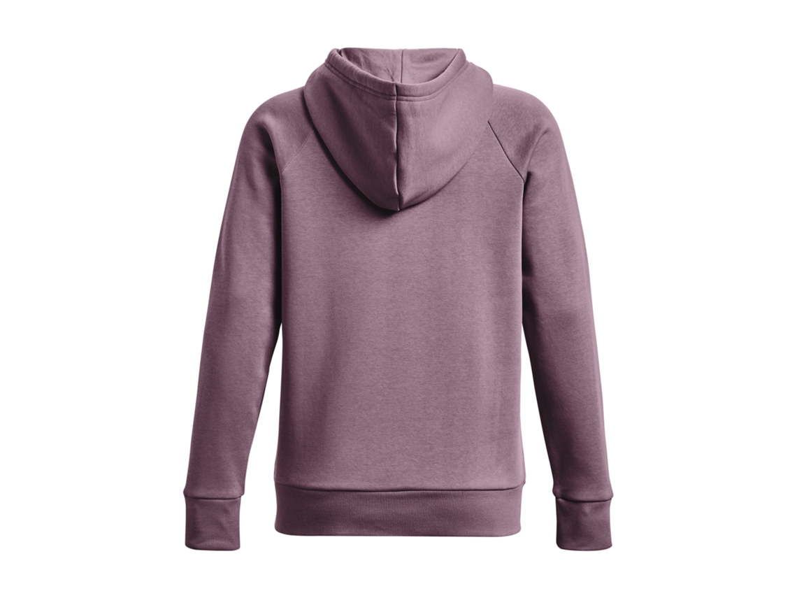 Hoodie de Mulher UNDER ARMOUR Rival Big Logo Roxo (M)