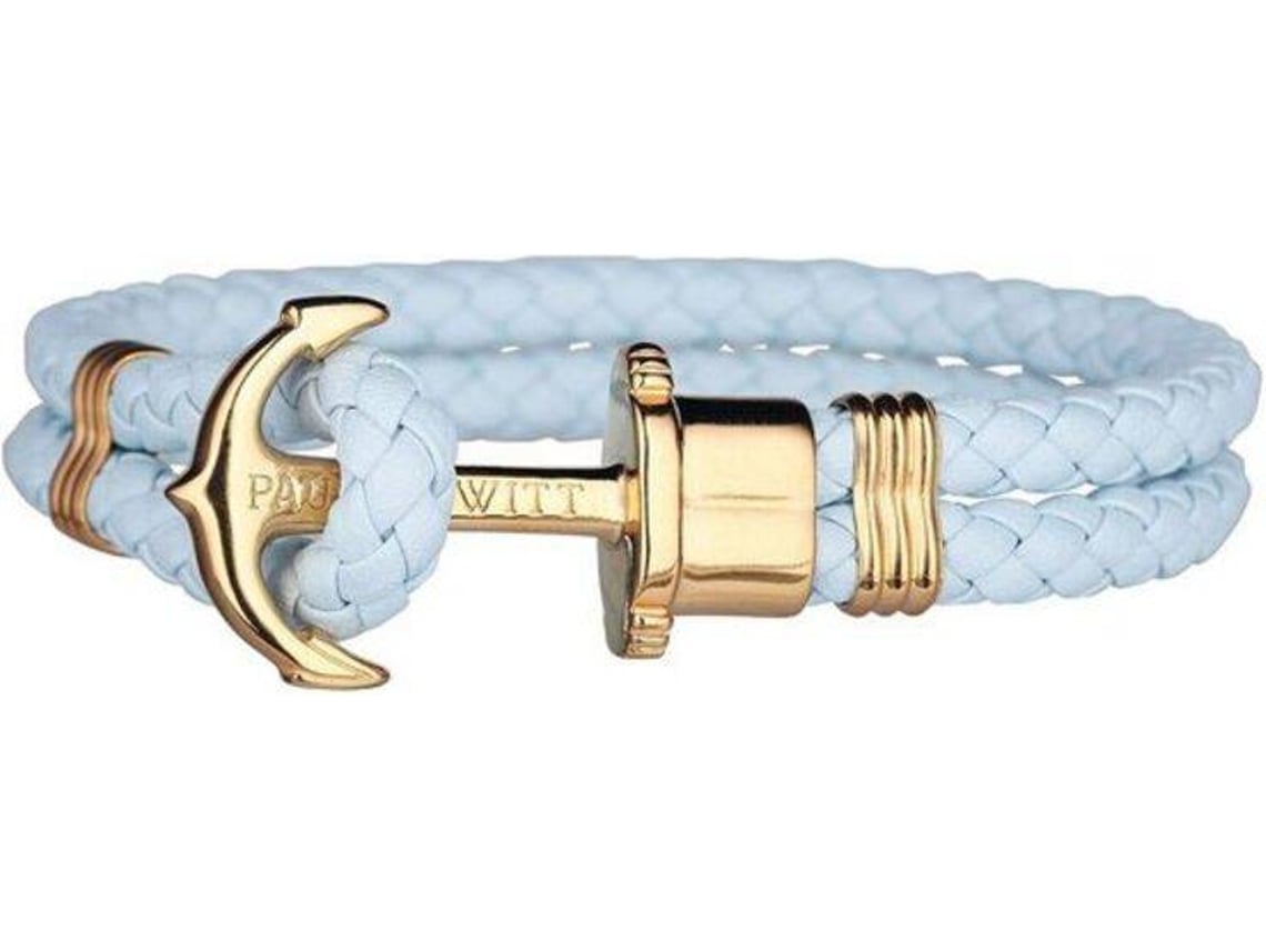 Pulseira PAUL HEWITT Âncora (Couro - Azul - 16-17 cm) | Worten.pt