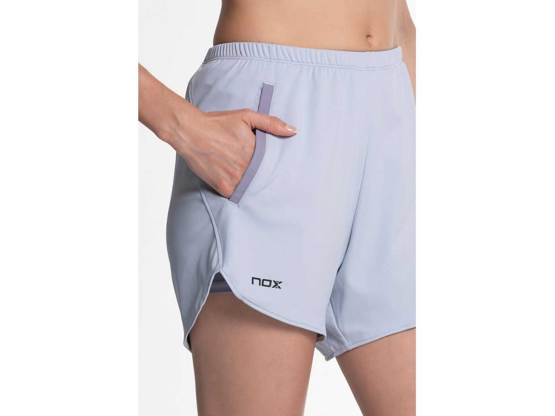 Calção Nox Shorts Pro Branco,Cinzento Xs Mulher