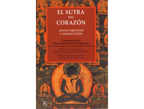 Livro El Sutra Del Corazón de Rinpoche Sherab (Espanhol)