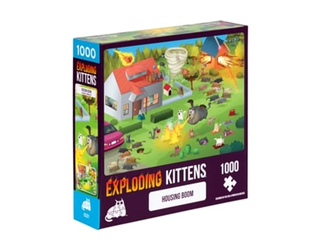 Puzzle EXPLODING KITTENS Housing Boom (1000 Peças)