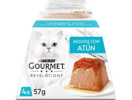 Ração para Gatos  (4x57 g - Húmida - Adulto - Sabor: Atum)