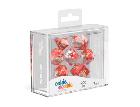 OAKIE DOAKIE Dice Rpg Set Gemidice Red Sky 7 Jogo em Inglês OAKIE DOAKIE (Idade recomendada: 8 anos)