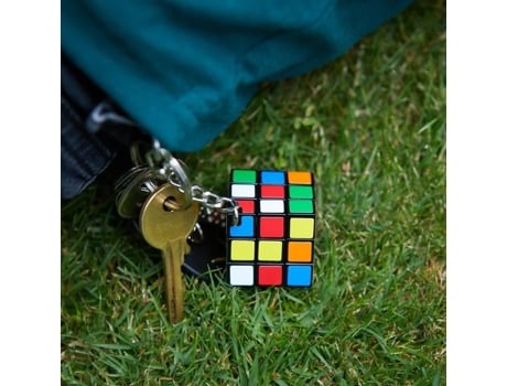 Jogo de Quebra-Cabeça de Chaveiro RUBIK'S Cube 3X3 RUBIK'S Multicolorido Adulto 2 Anos de Garantia